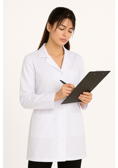 Sağlık Personeli Forması Doktor & Hemşire Önlüğü, Nefes Alır Beyaz
