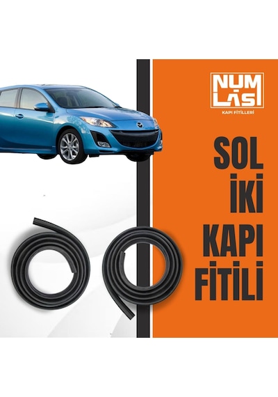 Mazda 3 Hatchback 2009-2012 Sol Ön Ve Arka Kapı Fitili-a Kalite-numlas-nm4091