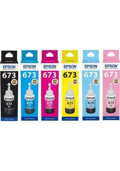 Epson 673 Mürekkep Seti L800,l805,l850,l1800
