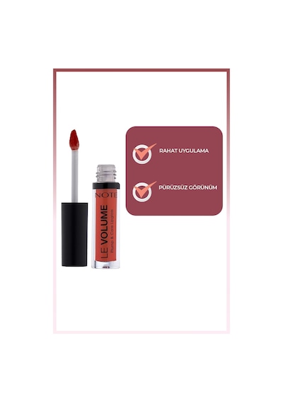 Note Cosmetique Le Volume Plump & Care Lipgloss Nemlendirici Dudak Parlatıcısı - 10 Party Mood - Kırmızı