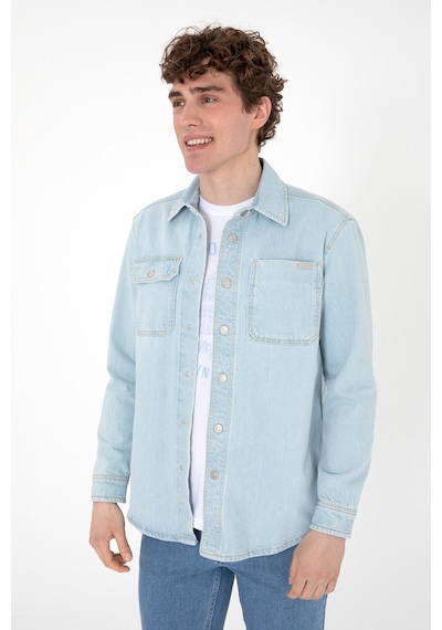 U.s. Polo Assn. Erkek Açık Mavi Gömlek Jean 50304421-dn0021 Lıght Blue Açık Mavi