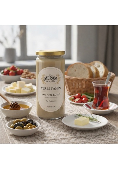 Meram Helva 1946 Yerli Taş Değirmen Tahin 450 G
