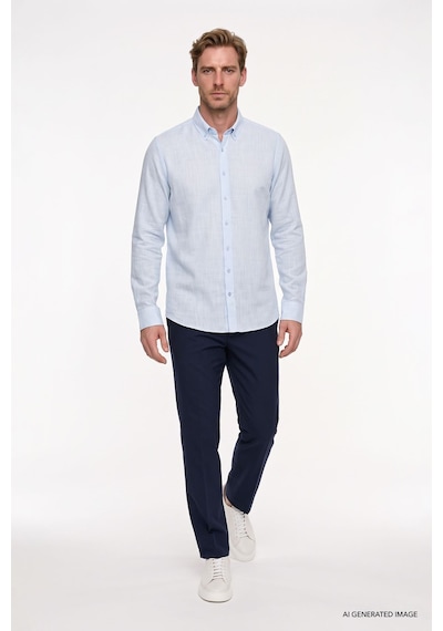 Ac&Co / Altınyıldız Classics Regular Fit Geniş Kesim Yan Cep Klasik Erkek Pantolon - Lacivert