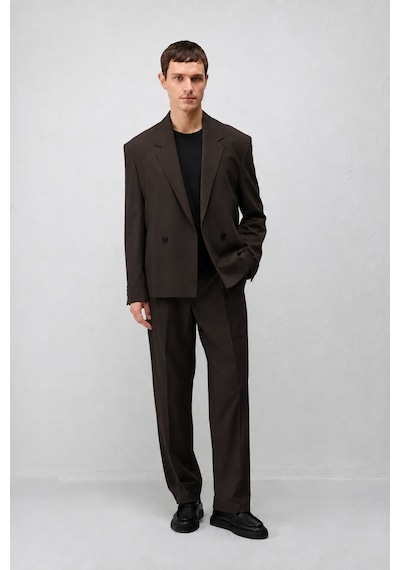 Antioch Relaxed Fit Erkek Blazer Ceket Kahve 1