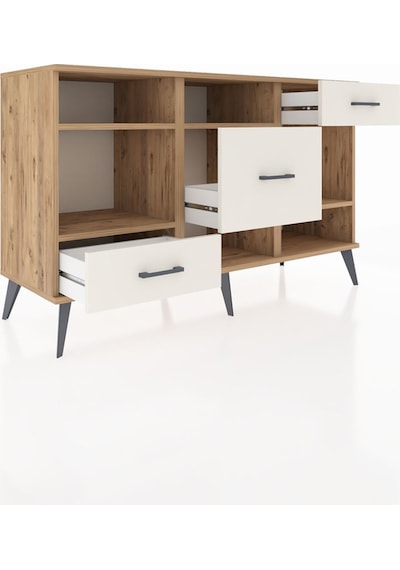 Hyperion Konsol 4 Raflı 3 Çekmeceli 132x44x83 Çam-çam/aytaşı Çam/aytaşı Hyperion Konsol 4 Raflı 3 Çekmeceli 132x44x83 Çam-çam/aytaşı Çam/aytaşı