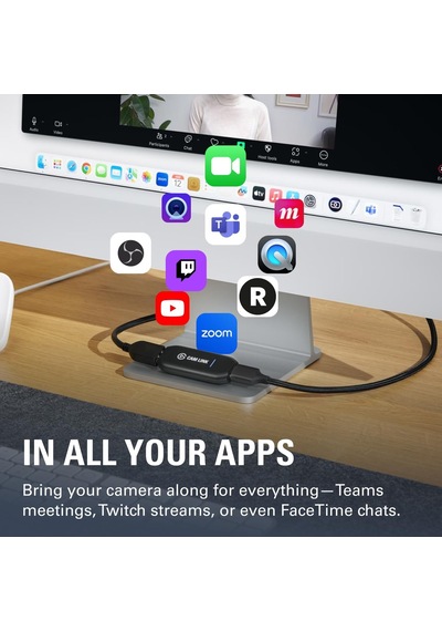 Cam Link 4k, Harici Kamera Yakalama Kartı, Dslr İle Akış Ve Kayıt, Video Kamera, Video Konferan