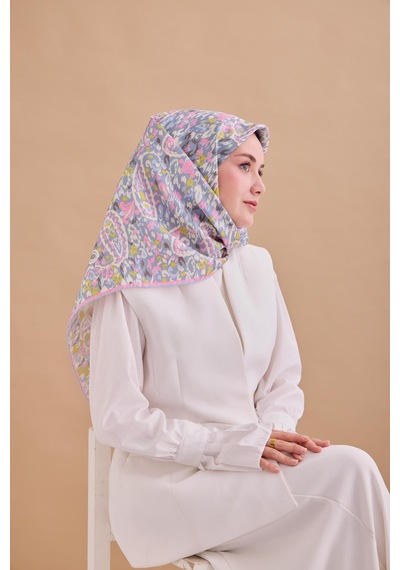 Silk Home Twill İpek Eşarp 11478-21 Bebe Mavi, Karolina Mavi, Pembe, İnci