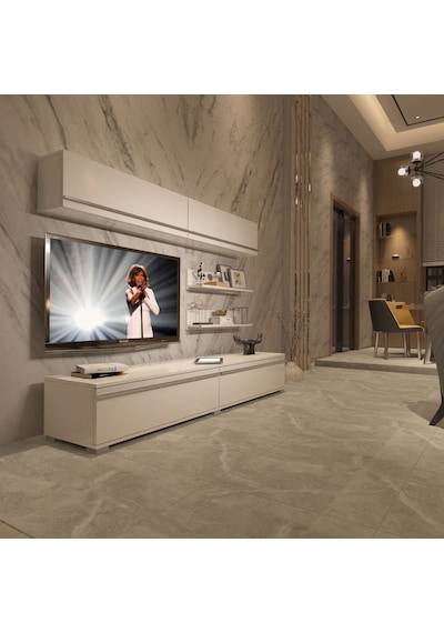 Decoraktiv Eko 5 Mdf Std Tv Ünitesi Tv Sehpası Beyaz