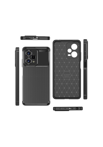 Xiaomi Mi Mix 3 Kılıf Karbon Desenli Esnek Yüksek Kaliteli Meteryalden Üretilmiş Silikon Kapak Ryc/negro Lacivert