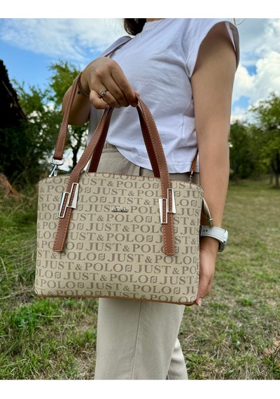 Just Polo Kadın El Ve Omuz Çantası 2066mh Vizon Camel