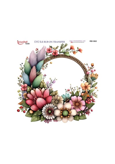 Ütü İle Rub On Transfer Kağıdı 30x30cm Rb-862
