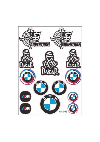 A4 Sticker 095 Tek Paket Çoklu Sticker Standart