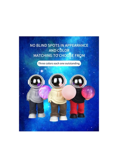 Ym-121 Astronot Bluetooth Hoparlör Taşınabilir Hıfı Çok İşlevli Mini Ses Aygıtı Futbol Versiyon