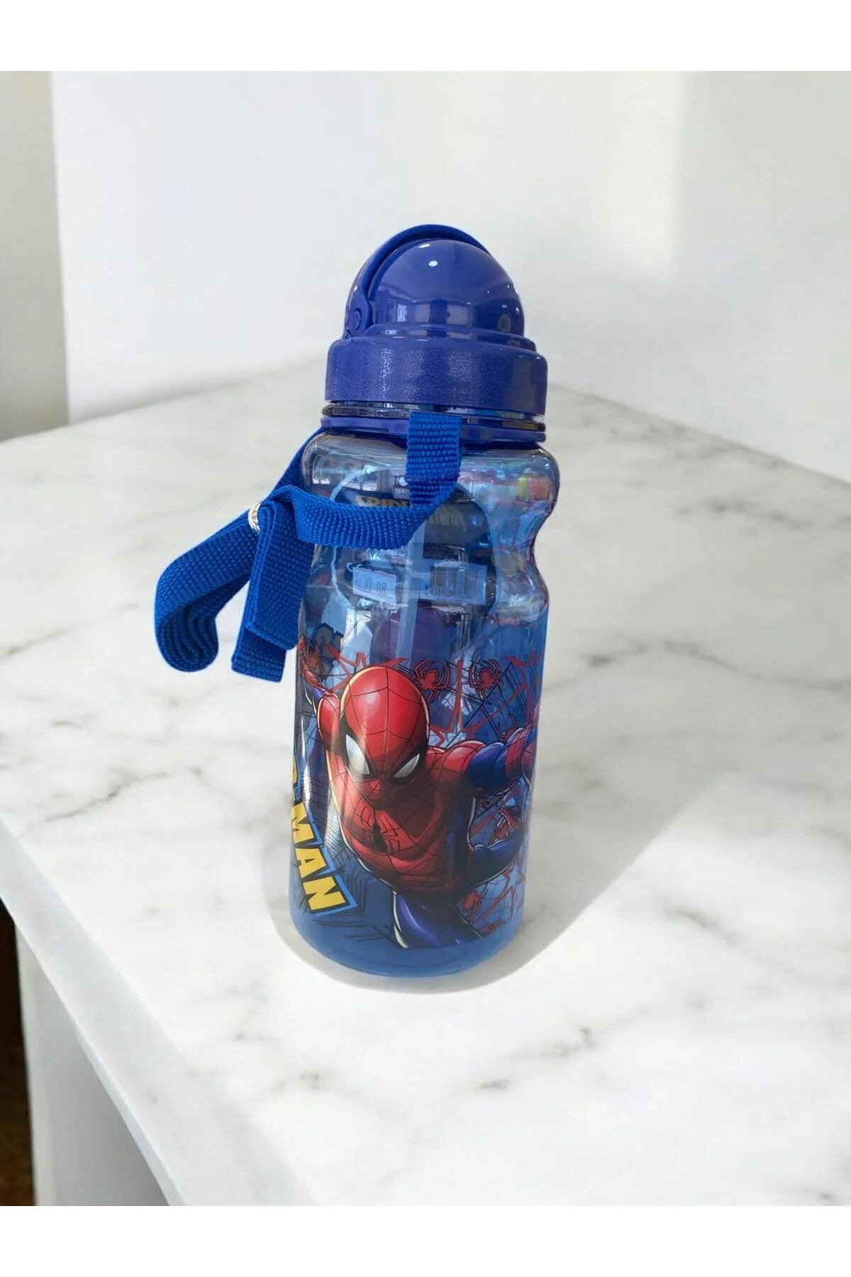 Spider Man Erkek Çocuk Matara-suluk Açık Mavi