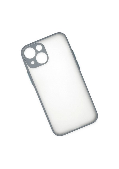 Newface - 108 - Apple iPhone Uyumlu 15 Plus Kılıf Montreal Silikon Kapak - Ece-umay - - Gri