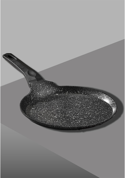 Polochef Granit Döküm Krep Ve Gözleme Tavası 26 Cm Siyah