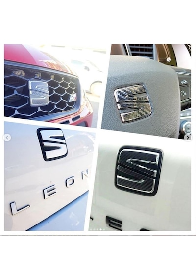 Seat Leon Mk2/Mk3 Amblem Stıcker Seti Seat Leon Mk2/Mk3 Amblem Stıcker Seti
