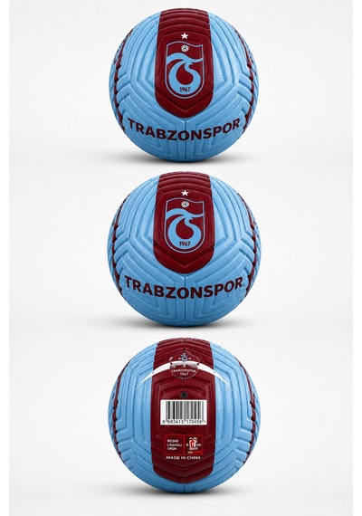 Trabzonspor Lisanslı Futbol Topu Orjinal Maç Topu No:5 Mavi