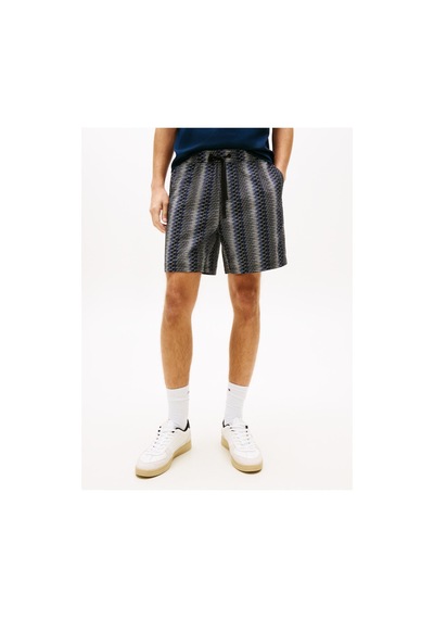 Tommy Hilfiger Tjm Erkek Siyah Aop Kısa Chino Şort-13818 Siyah