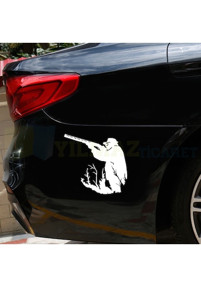 Avcı Avcılık Hunter Av Oto Sticker Araba Yapıştırma Etiket Çıkartma