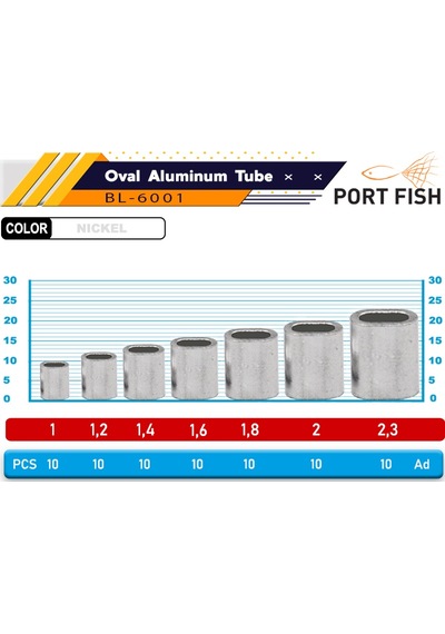 Portfish Bl-6001 Kıstırma Burcu Geniş 1 Cm