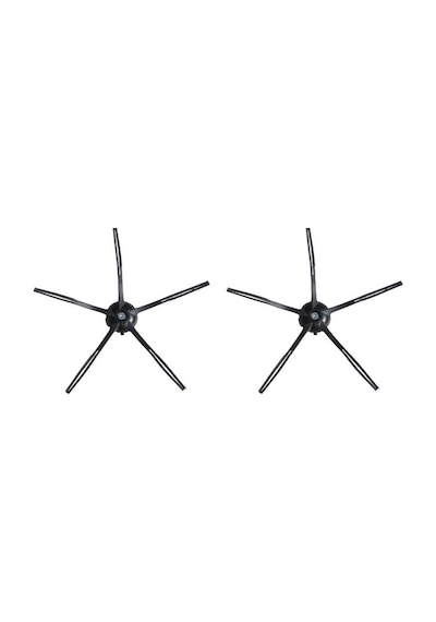 Roborock S7 Pro Ultra Uyumlu 2 Adet Siyah Yan Fırça