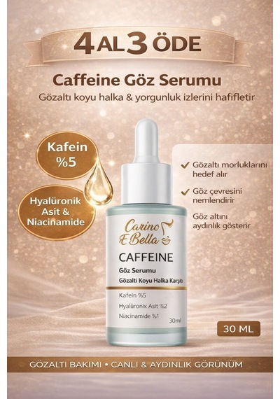Caffeine Göz Serumu 30 Ml Göz Altı Koyu Halka Karşıtı