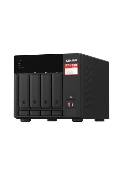 Qnap 4diskli Ryzen V1500b-8gb Ram-2-2.5gbe Nas Server Ts-473a