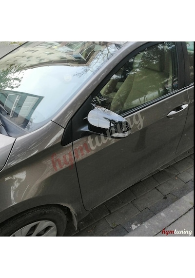 Toyota Uyumlu Yaris Yarasa Ayna Kapağı - 2011 - 2017. Piano Black