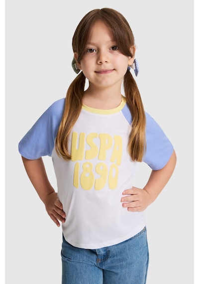U.S. Polo Assn. Kız Çocuk Lila Tişört 50325661-vr245 Lavanta