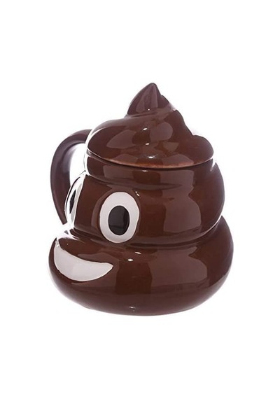 Kaka Emoji Kupa Bardak Tasarım Kupa Dekoratif Hediyelik Genel