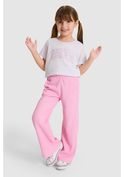 U.s. Polo Assn. Kız Çocuk Lila Tişört Basic 50325631-vr034