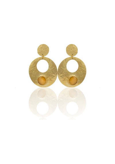 Kadir Jewellery 22 Ayar Altın Kaplama Vintage Küpe -el İşçiliği Ve Hipoalerjenik Küpe Sarı 13135249