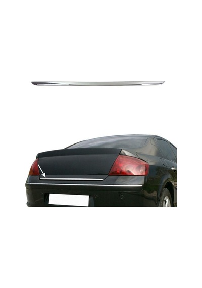 Peugeot 407 Krom Bagaj Alt Çıta Formlu 2005 ve Üzeri P.Çelik