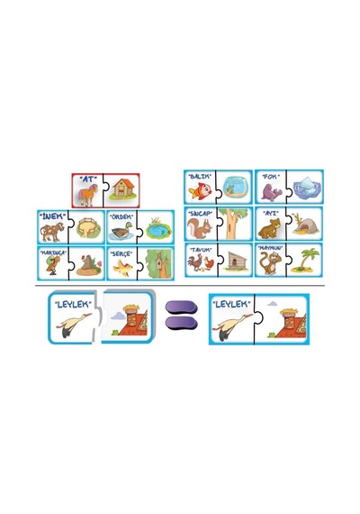 8513 2 Li Kimin Yuvası Puzzle Kutulu