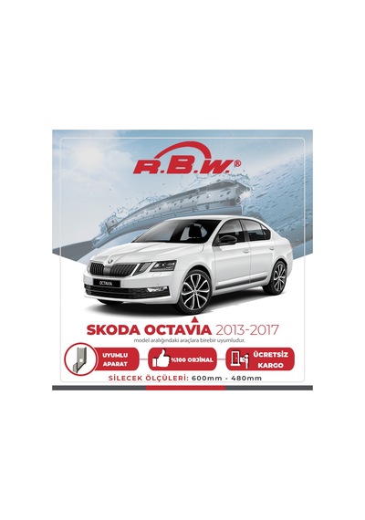 RBW Skoda Octavia 3 2013 - 2017 Ön Muz Silecek Takım
