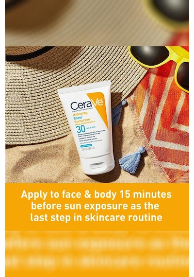 Cerave Hydrating Sheer Spf30 Yüz Ve Vücut Güneş Kremi 89ml