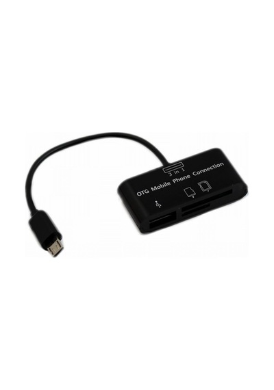 Anunnaki Micro Usb 3 In 1 Sd Tf Kart Okuyucu Otg Veri Aktarıcı