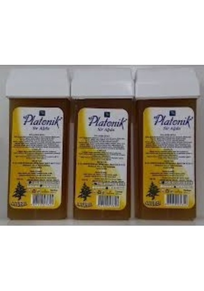 Platonik Naturel Sarı Kartuş Sir Ağda 100 ML x 3