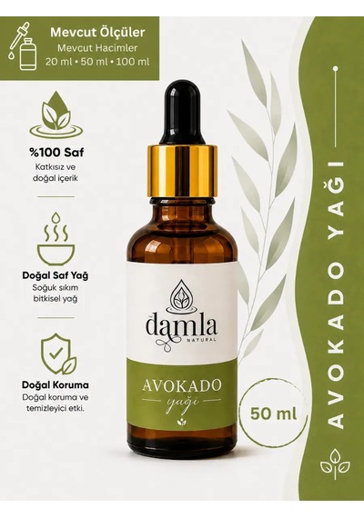Biodamla Natural Avokado Yağı 50 Ml