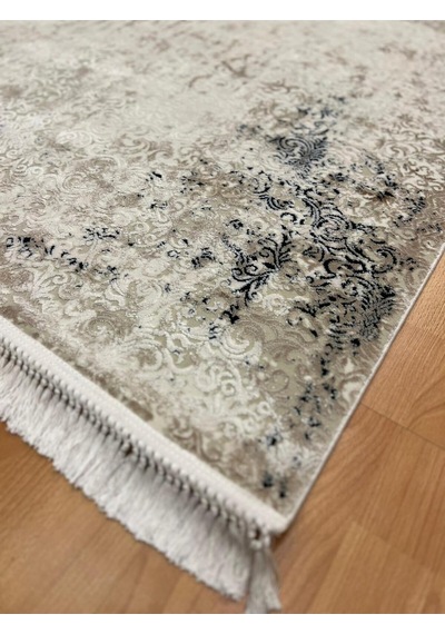 Bulut Desenli 200 X 300 Yün Halı Gri