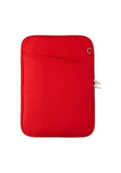 13" - 14'' - 15'' İnç Uyumlu Kırmızı Notebook Laptop Çantası Omuz Askılı Su Geçirmez Kumaş