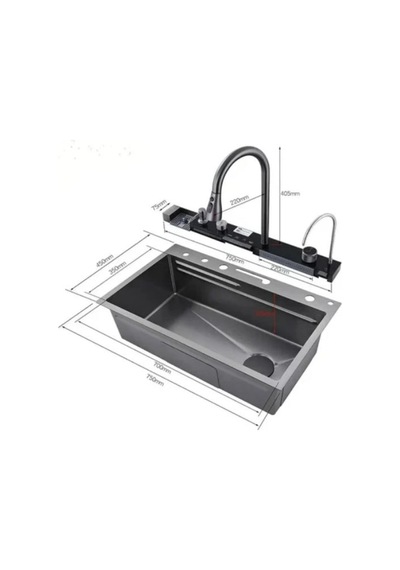 Nano Black Mutfak Evye Seti 5 Tuşlu 11 Fonsiyonlu Batarya Dahil Diğer