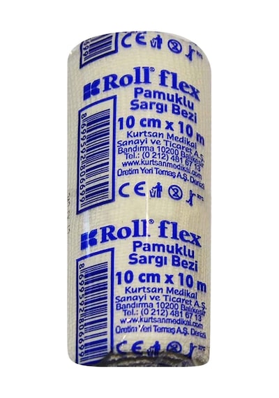 Roll Flex Hidrofil Sargı Bezi 10cm X 10m 3 Adet