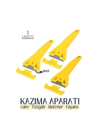 Tezgah Mermer Fayans Harç Kazıma Jileti 718930