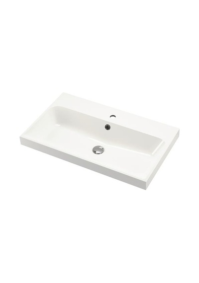 Ikea Backsjön Lavabo, Beyaz, 80x48 Cm