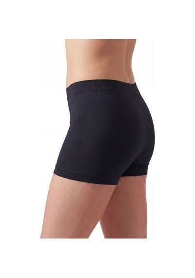 Terrien Özel Üretim Pratik Giyim İz Yapmayan Toparlayıcı Kadın Dikişsiz Seamless Boxer 3'lü Paket Siyah Siyah-3