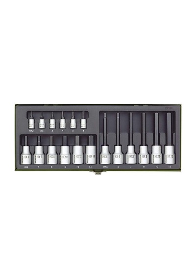 Proxxon 23100 18 Parçalı Allen Lokma Takımı 1/4'' Ve 1/2''