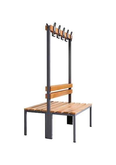 Ayakkabılıksız 4 Ayaklı Çift Taraflı Bank, 10 Kanca, 100x85x170 Cm, Spor Bankı