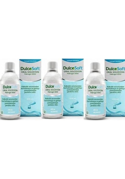 Dulcosoft Oral Solüsyon 3 x 250 ML